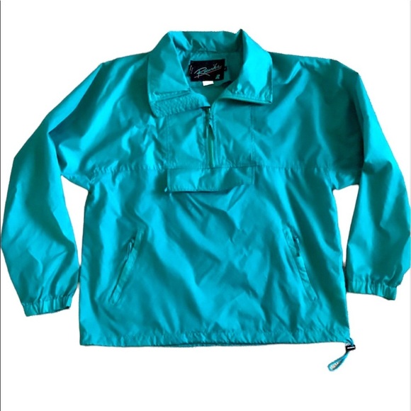 Raeurks Other - Vintage Raeurks 80s/90s Turquoise Windbreaker